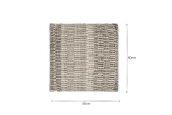Aahna Wool Cushion Cover - Charcoal