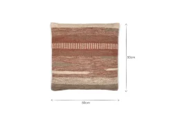 Aakash Wool Cushion Cover - Rust