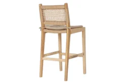 Aamani Mango Wood & Cord Counter Chair - Natural