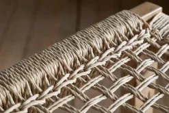 Aamani Mango Wood & Cord Counter Stool - Natural