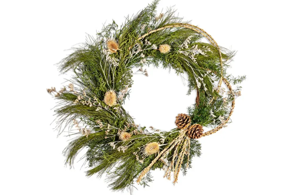 Adiela Wreath - Natural & Moss