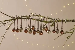 Adisa Bauble Jar - Antique Gold & Rust (Set of 16)