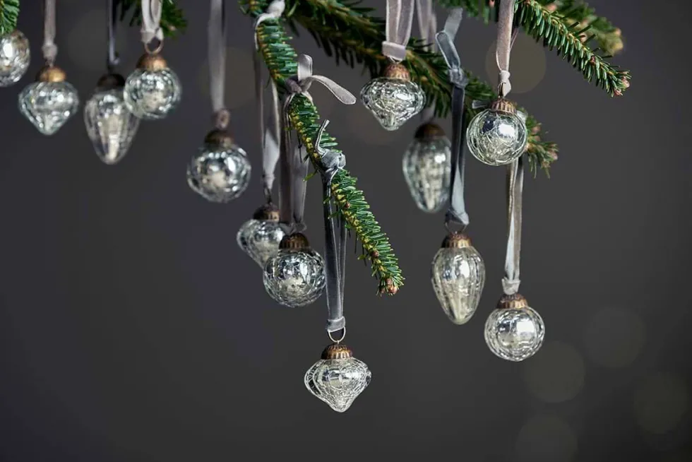 Adisa Bauble Jar - Antique Silver (Set of 16)