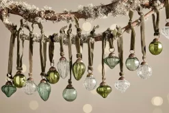 Adisa Bauble Jar - Mixed Green & Clear (Set of 16)