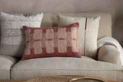 Akki Wool & Cotton Cushion Cover - Dusty Pink