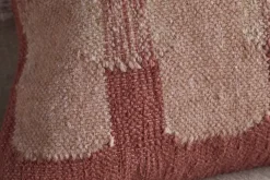 Akki Wool & Cotton Cushion Cover - Dusty Pink