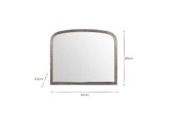 Almora Wall Mirror - Antique Nickle