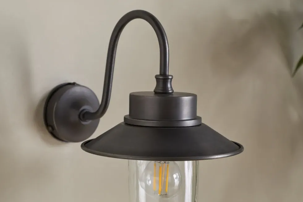 Alwar Outdoor Wall Light - Antique Bronze
