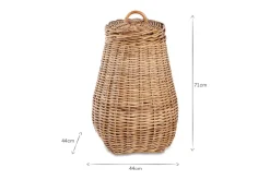 Amandi Rattan Laundry Bin