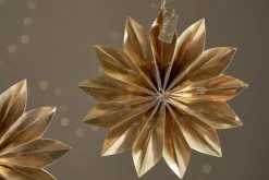 Amata Brass Star Baubles - Antique Brass - (Set of 2)