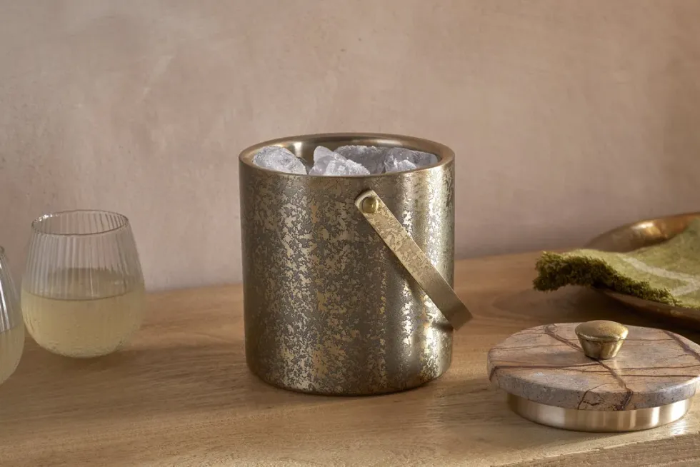 Amaya Ice Bucket - Aged Antique