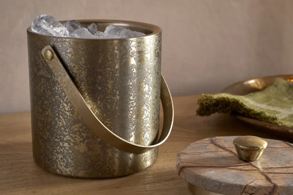 Amaya Ice Bucket - Aged Antique