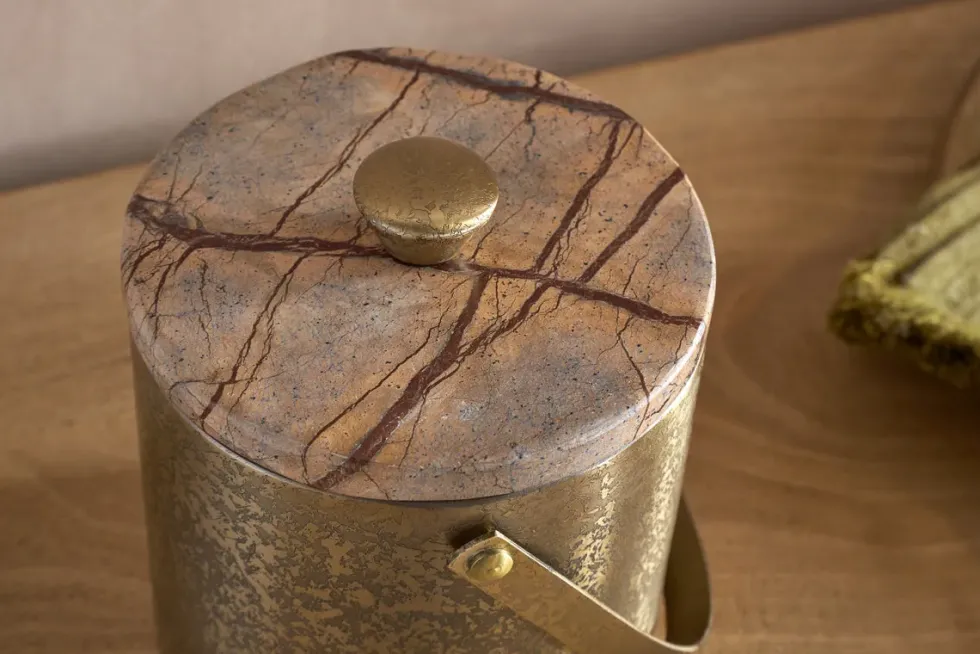 Amaya Ice Bucket - Aged Antique