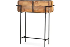 Amazzi Indoor Planter Stand - Natural & Black