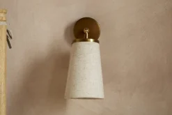 Ame Linen Wall Spot Light - Off White