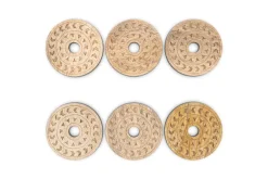 Anali Mango Wood Coasters - Natural