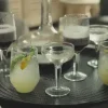 Anara Etched Wine Glass - Clear - (Set of 4) - Large