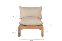 Anbarasi Acacia Modular Extension - Natural