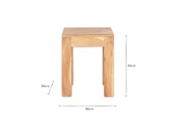 Anbarasi Acacia Side Table - Natural
