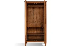 Anbu Acacia Wardrobe - Washed Walnut