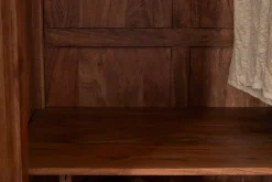 Anbu Acacia Wardrobe - Washed Walnut