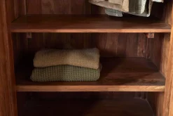Anbu Acacia Wardrobe - Washed Walnut