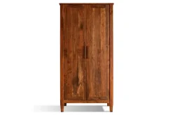 Anbu Acacia Wardrobe - Washed Walnut