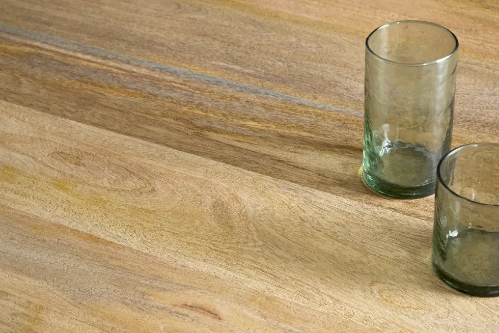 Anbu Mango Dining Table - Natural