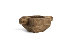 Apu Reclaimed Wood Traditional Candle Holder - Natural