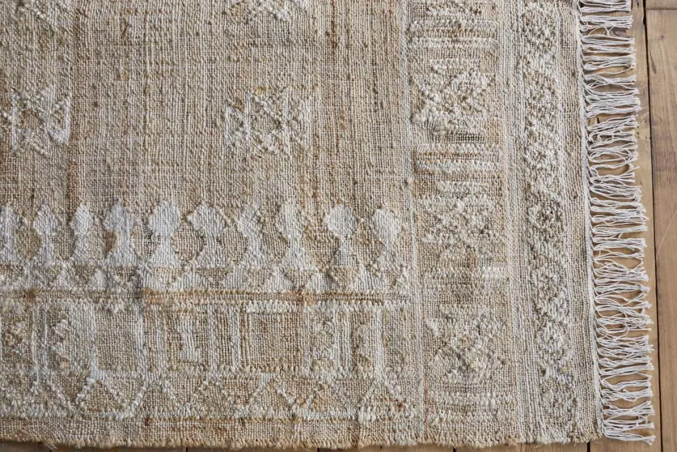 Aqil Jute & Cotton Rug - Natural