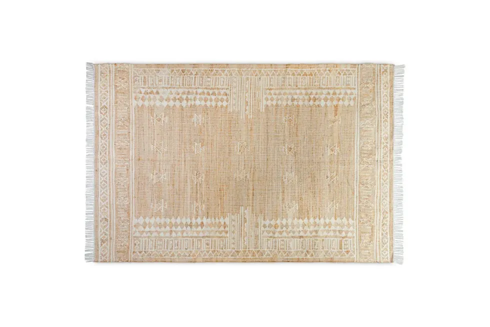 Aqil Jute & Cotton Rug - Natural