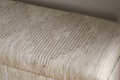 Aranya Cotton & Jute Upholstered Storage Bench - Natural