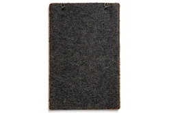 Arjun Upholstered Rectangular Wall Mirror - Natural