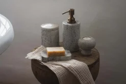 Asana Marble Soap Pump - Grey