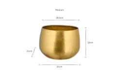 Atsu Brass Planter