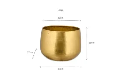 Atsu Brass Planter