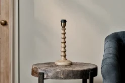 Avisa Mango Wood Bedside Table Lamp