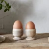 Awa Wooden Egg Cup - Natural - (Set of 2)