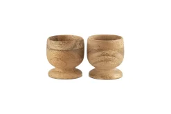Awa Wooden Egg Cup - Natural - (Set of 2)