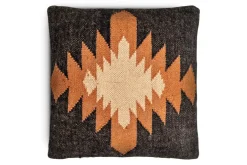 Ayyi Cushion Cover - Black & Brown
