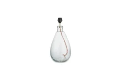 Baba Recycled Glass Lamp - Clear - Small Tall