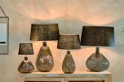 Baba Recycled Glass Lamp - Green - Large Tall