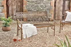 Bahula Decorative Iron Bench
