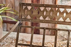 Bahula Decorative Iron Bench