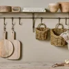 Basti Iron Storage Shelf - Antique Brass