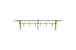Basti Iron Storage Shelf - Antique Brass