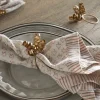 Beej Napkin Rings - Antique Brass - (Set of 4)