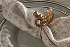 Beej Napkin Rings - Antique Brass - (Set of 4)