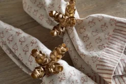 Beej Napkin Rings - Antique Brass - (Set of 4)