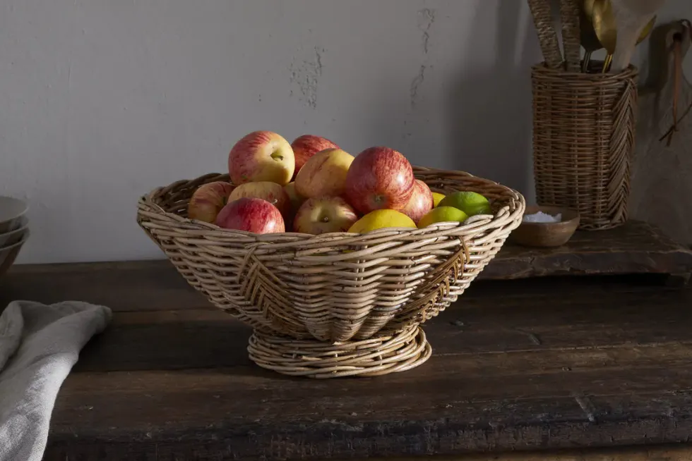 Bersama Rattan Fruit Bowl - Natural
